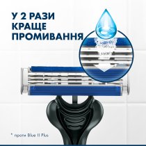 Одноразовые бритвенные станки мужские Gillette Blue3 Plus Nitro, 12 шт