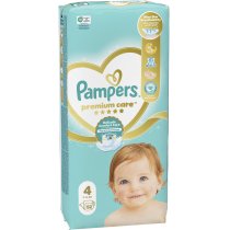 Подгузники Pampers Premium Care Размер 4 (9-14 кг), 52 шт.