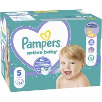 Подгузники Pampers Active Baby Размер 5 (11-16 кг), 64 шт.