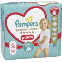 Подгузники-трусики Pampers Premium Care Pants Размер 6 (13-19 кг) 31 шт