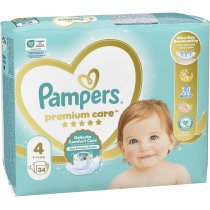Подгузники Pampers Premium Care Размер 4 (9-14 кг), 34 шт.