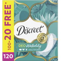Щоденні прокладки Discreet Deo Waterlily 120 шт
