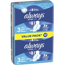 Гигиенические прокладки Always Ultra Day Super Extra (Размер 3) 14 шт