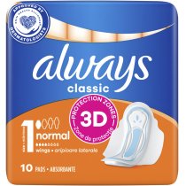 Гігієнічні прокладки Always Classic Normal (Розмір 1) 10 шт