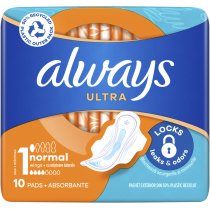 Гигиенические прокладки Always Ultra Normal (Размер 1) 10 шт
