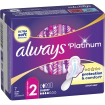 Гигиенические прокладки Always Platinum Super (Размер 2) 7 шт