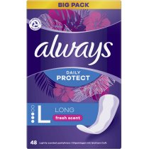 Ежедневные прокладки Always Daily Protect Long Свежий аромат 48 шт