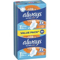 Гігієнічні прокладки Always Ultra Day Normal (Розмір 1) 20 шт