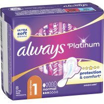 Гигиенические прокладки Always Platinum Normal (Размер 1) 8 шт