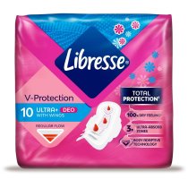 Прокладки гігієнічні Libresse Ultra Normal soft deo 10 шт.