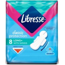 Прокладки гігієнічні Libresse Classic Protection Long drai 8 шт.