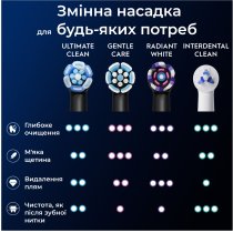 Змінні насадки до електричної зубної щітки Oral-B iO Максимальне очищення 8 шт.
