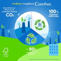 Прокладки жіночі щоденні CAREFREE® Cotton Feel Fresh 34 шт