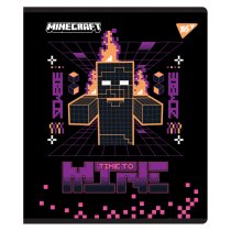 Зошит 12 аркушів, лінія "Minecraft. Black"
