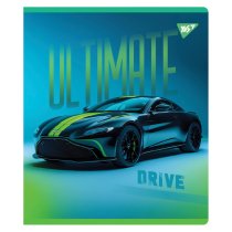 Тетрадь 18 листов, клетка "Ultimate drive" Гибридный выбор лак