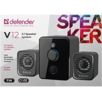 Акустика Defender 2.1 V12, 11Вт USB (65212)