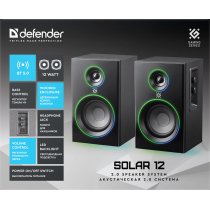 Акустика Defender 2.0 Solar 12BT, 230В Black (65712)