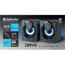 Акустика Defender 2.0 Onyx 6Вт USB Black (65038)