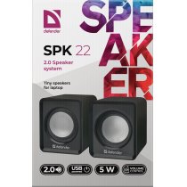 Акустика Defender #1 2.0 SPK 22 2х2,5W USB Black (65503)