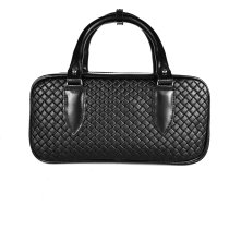 Сумка "Бріджит" К-219-Ч натуральна шкіра чорна венето