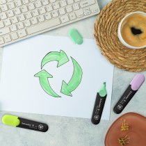 Маркер текстовий SCHNEIDER JOB 150, темно сірий