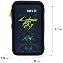 Пенал Kite 2, без наполнения 623 Cyber