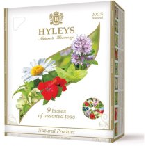 Чай черный и зеленый пакетированный Hyleys 9 вкусов 100шт х 1,5 г