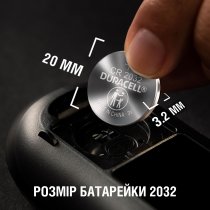 Батарейка специальная щелочная DURACELL DL2032 DSN уп. 4шт.