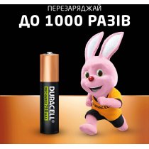 Акумулятор DURACELL HR03 (AAA) 750mAh 4шт. в упаковці