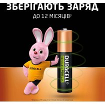 Акумулятор DURACELL HR03 (AAA) 900mAh 4шт. в упаковці