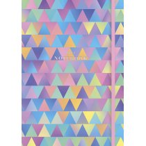 Блокнот для эскизов А5, 80л., без линирования, кремовый блок, 90г/м2, мат. ламинация+голограф.