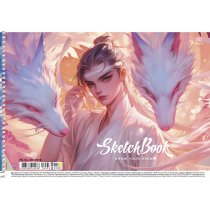Альбом для малювання, спiраль, 30арк., 100г/м2, УФ-лак, Star