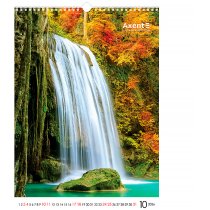 Календарь настольный А3 2026 р., Waterfalls