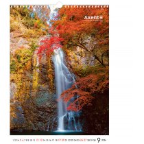 Календарь настольный А3 2026 р., Waterfalls