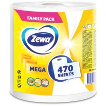 Рушник папровий Zewa Mega Roll 470 відр. 1 рулон