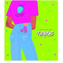 Зошит 60 аркушів, клітинка, флуор. фар + софт тач