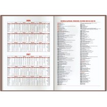 Ежедневник датированный 2026, BASIC, зеленый, А5