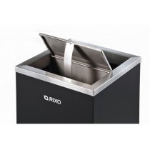 Корзина для мусора с поворотной крышкой. Rixo Solido WB056BL
