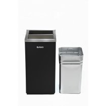Корзина для мусора с поворотной крышкой. Rixo Solido WB056BL