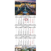 Календарь квартальный настенный на 3 пружины (Киев асорти)