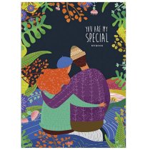 Тетрадь общая "TwinBook", скоба, комплект 2хА5/40л., в линию/без линирования, кремовый блок, 70г
