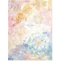 Зошит загальний, скоба, А4/80арк., у клітинку, білий блок, 70г/м2, картон, мат. ламінація + УФ лак,