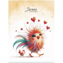 Тетрадь общая, скоба, А4/40л., в линию, белый блок, 70г/м2, картон, выб.УФ-лак, Student