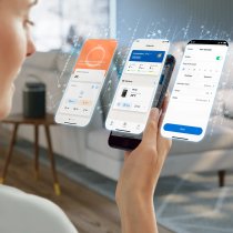 Тепловентилятор Philips Series 3000, 20м2, 2000Вт, електр. упр-ння, керамич.нагрів.елемент, Wi-Fi, т