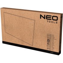 Инфракрасная панель Neo Tools, 600Вт, дистанционное управление, 100х60х3.8см, IP24, термостат, белый