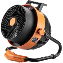 Вентилятор-обігрівач електричний Neo Tools, 2в1, 2.4кВт, 35-50м2, 460м3/год, ручне регулювання, чорн