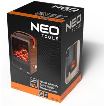 Камин электрический, декоративный Neo Tools, 850/1500Вт, регулятор, 25х14.4х30.4см, дерево