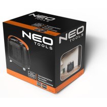 Тепловентилятор електричний Neo Tools, 1.5кВт, термостат, чорний, 1.08кг