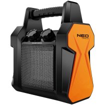 Теплова гармата електрична Neo Tools, 3кВт, 30м2, 210м3/год, керамічний нагрів. елемент (PTC), перен