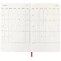 Щоденник Moleskine 2026, 13 х 21 см середній / Червоний М’який